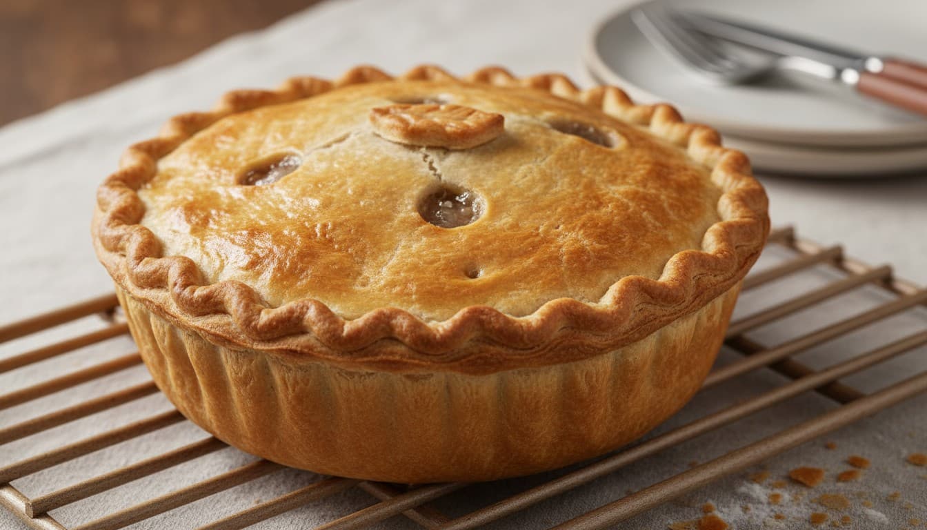 Traditional British Pork Pie (Hot-Water Crust)