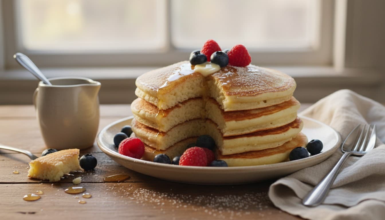 Thick and Fluffy Pancakes