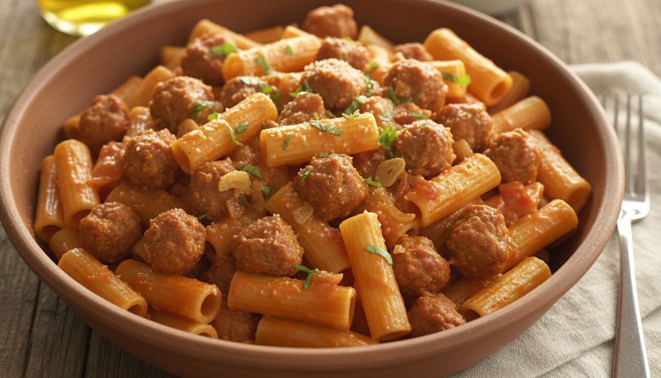 Sausage Pasta with Creamy Tomato Sauce