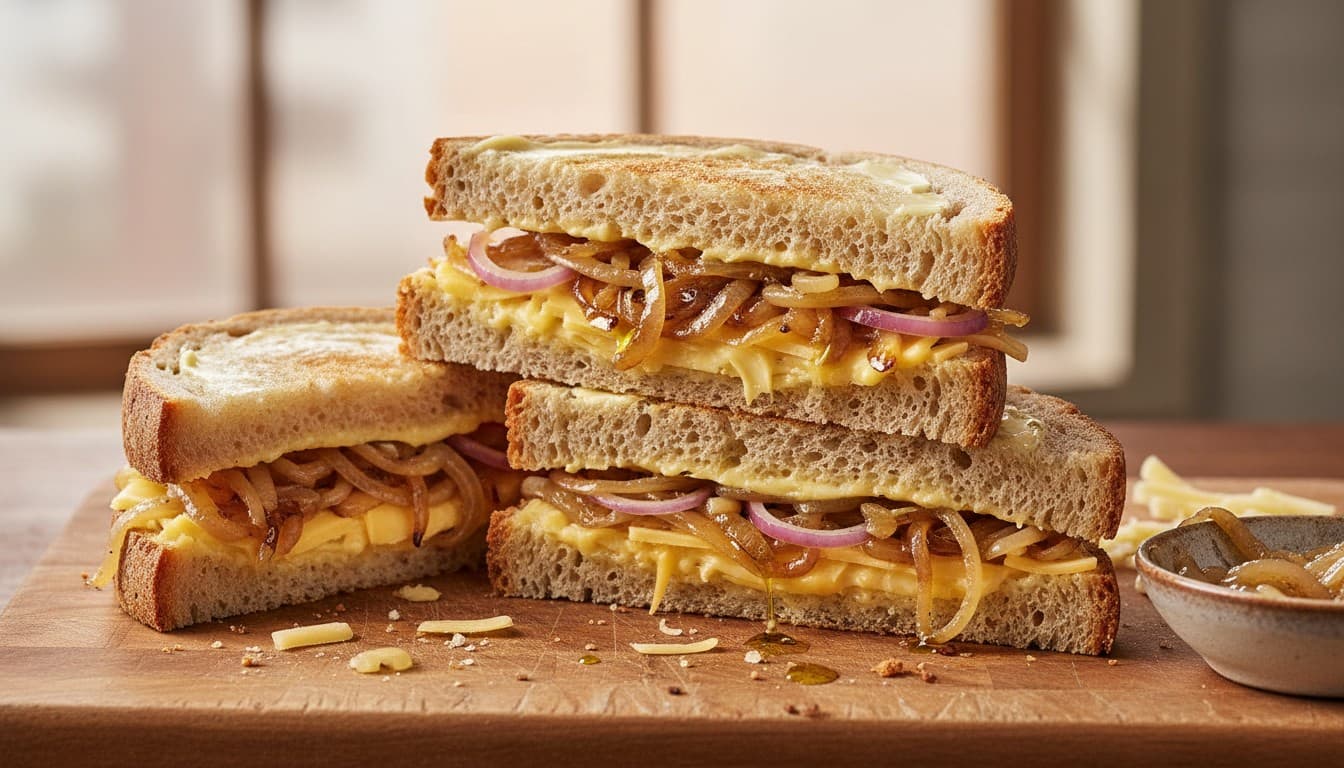 Cheese and Onion Sandwich